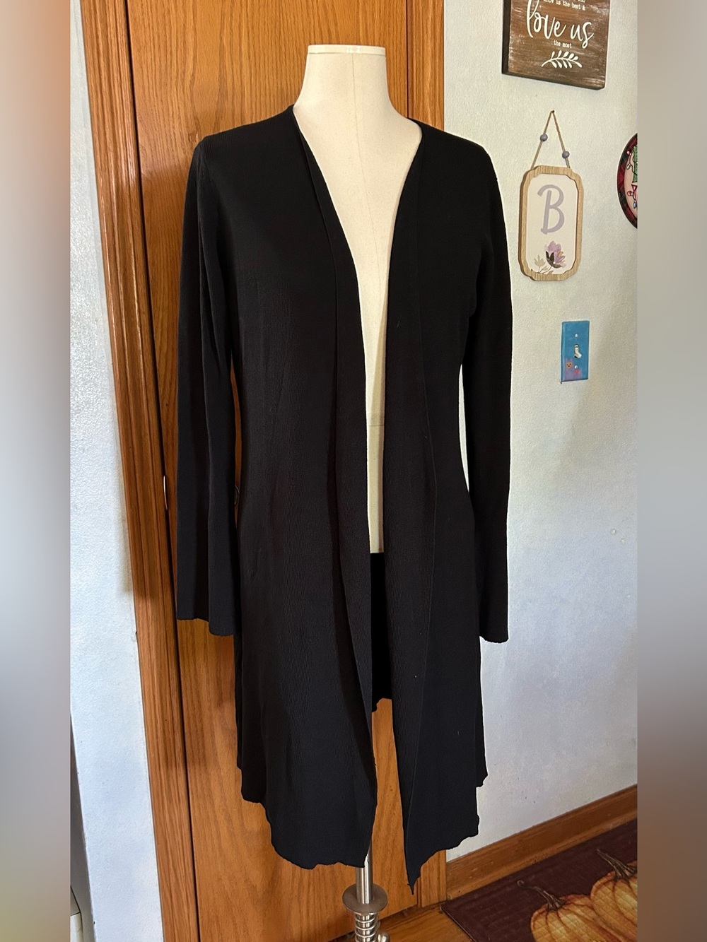 Mossimo Black Long Cardigan - Women’s Size Large